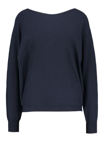 Blauwe trui met ronde hals NU DAYA Numph
