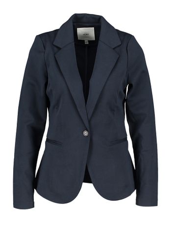 Blauwe blazer met knoop Ichi 