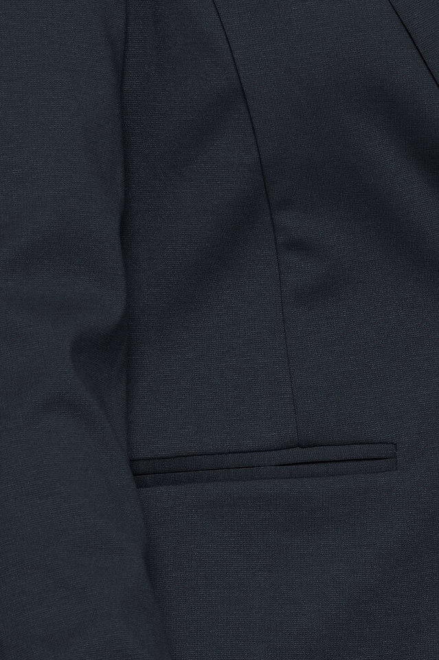 Blauwe blazer met knoop Ichi 