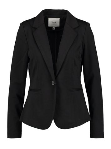 Zwarte blazer met knoop Ichi 