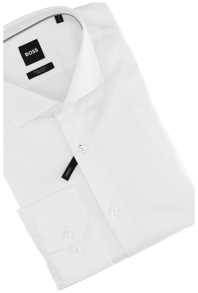 Wit hemd regular fit Joe met lange Hugo Boss