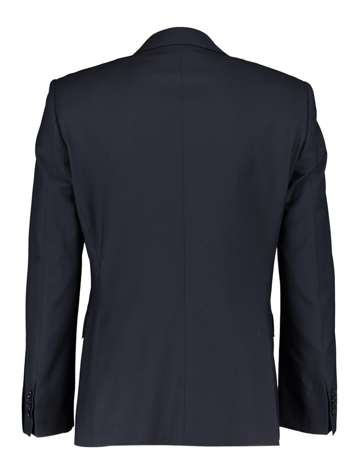 Effen donkerblauwe blazer Hugo Boss