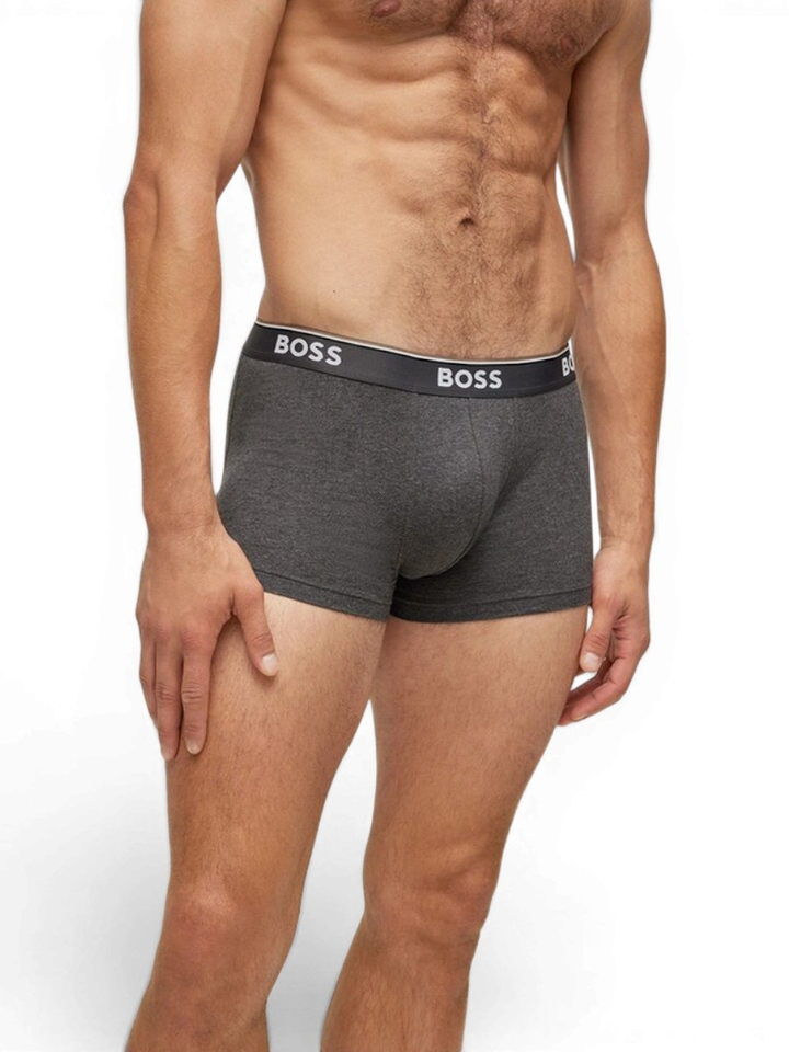 Drie-pak boxershorts in grijstinten Hugo Boss