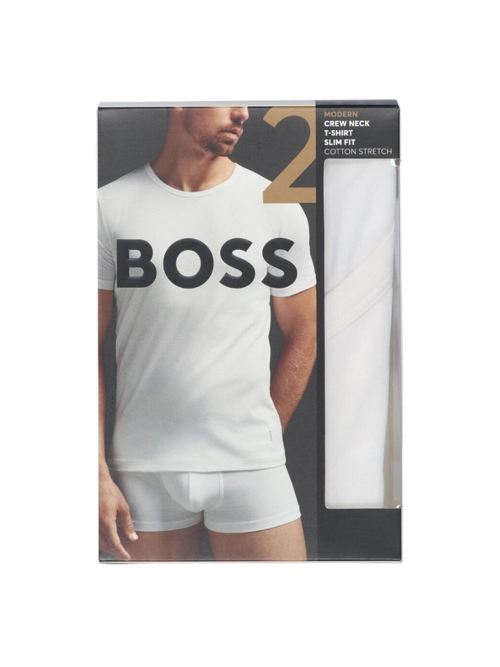 Duo pack witte t-shirts SLIM FIT Hugo Boss 