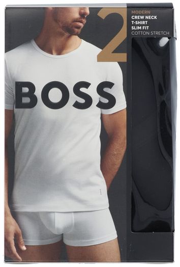 Duo pack zwarte t-shirts SLIM FIT Hugo Boss 
