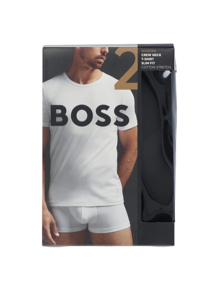 Duo pack zwarte t-shirts SLIM FIT Hugo Boss