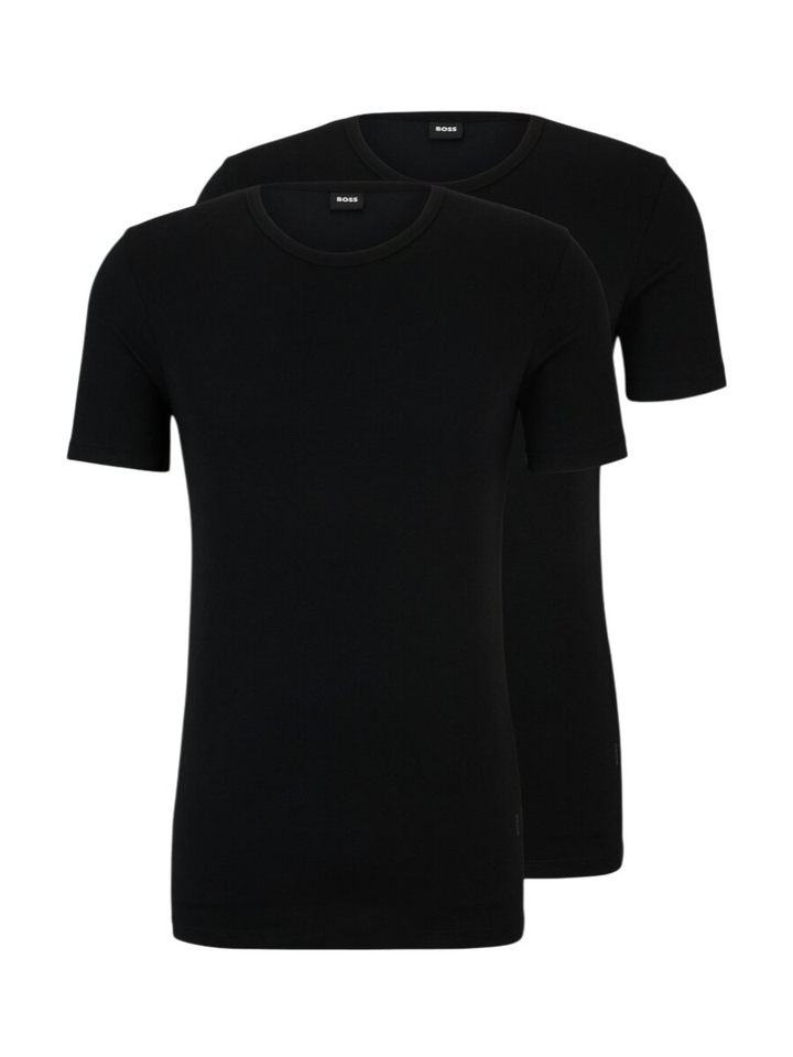 Duo pack zwarte t-shirts SLIM FIT Hugo Boss