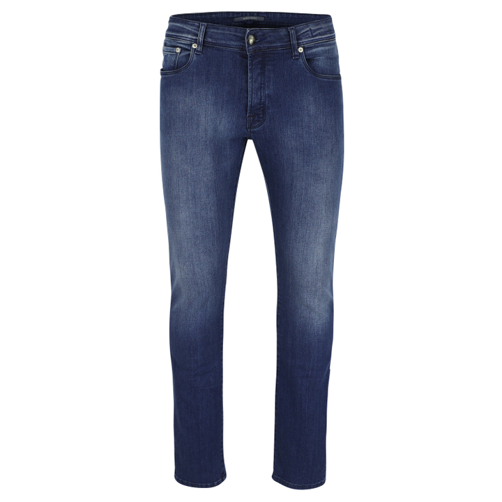 Blauwe slim fit jeans Atno Atelier Noterman