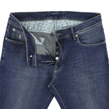 Blauwe slim fit jeans Atelier Noterman