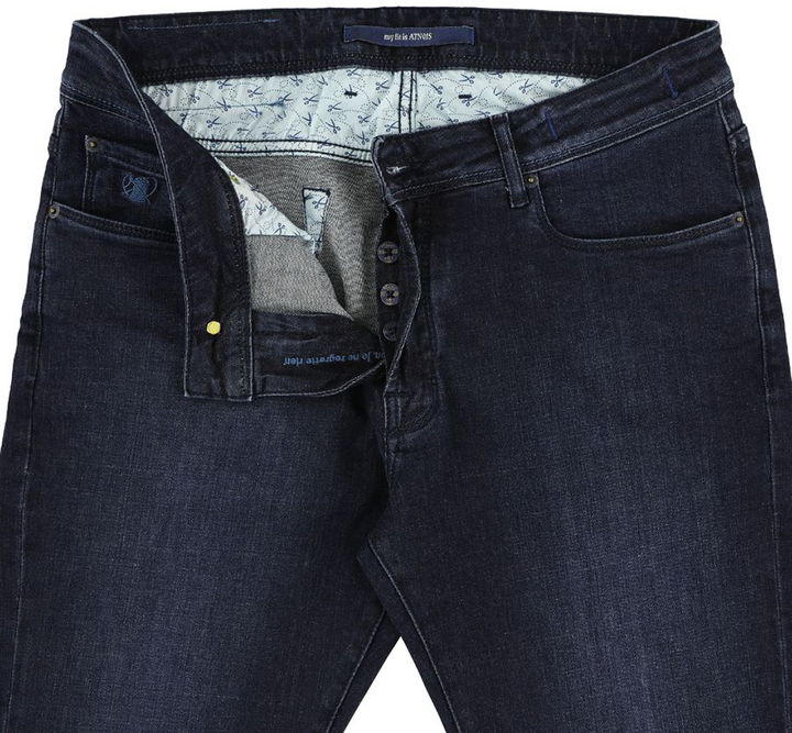 Blauwe slim fit jeans Atelier Noterman 