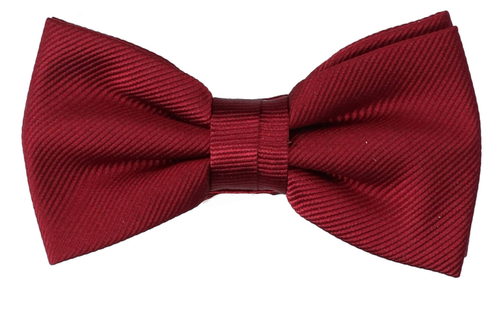 Bordeaux zijden vlinderdas Profuomo Michaelis
