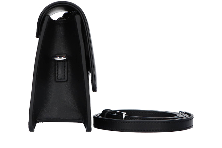 Mini Arch - zwart handtas in nappaleer Kaai 