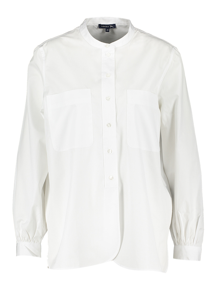 Witte hemdblouse Laurette Soeur