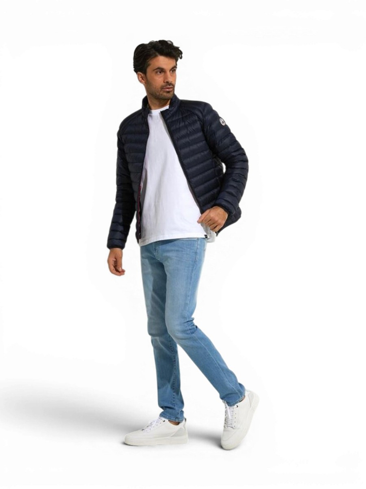 Donkerblauwe jas Jott