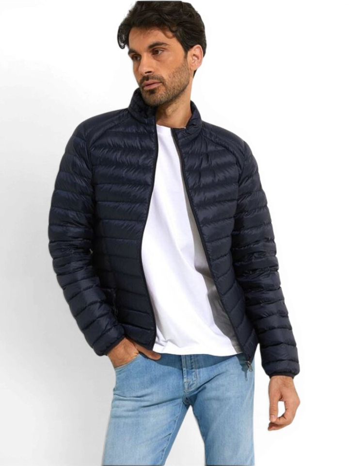 Donkerblauwe jas Jott