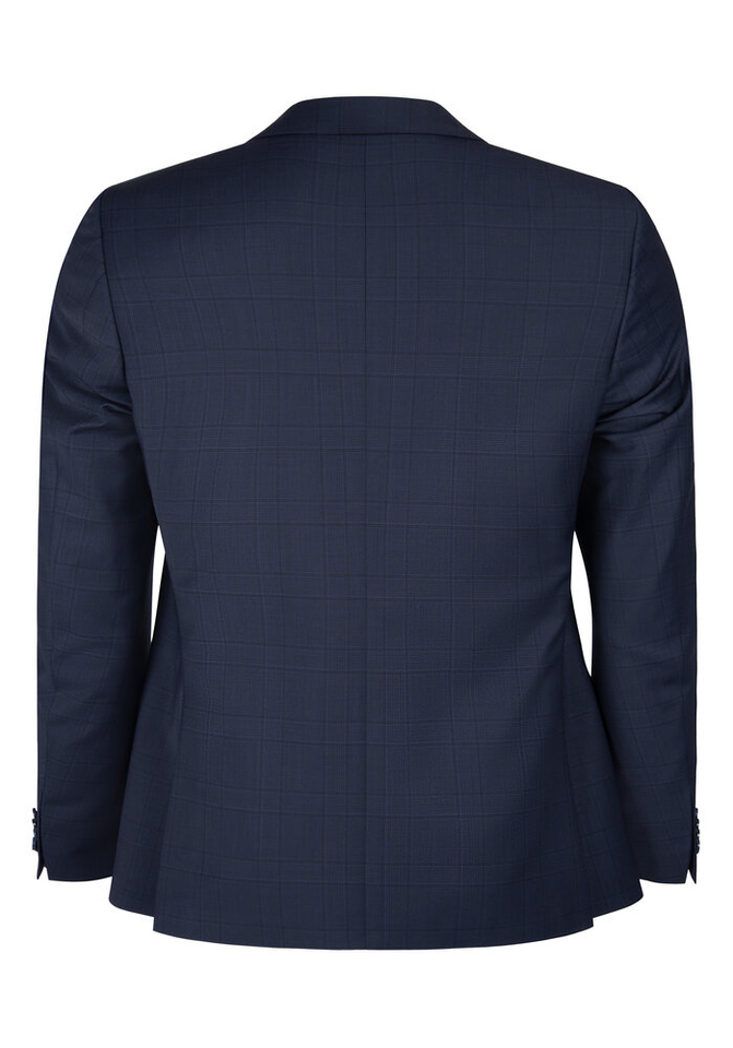 Blauwe blazer met streepjesmotief Roy Robson