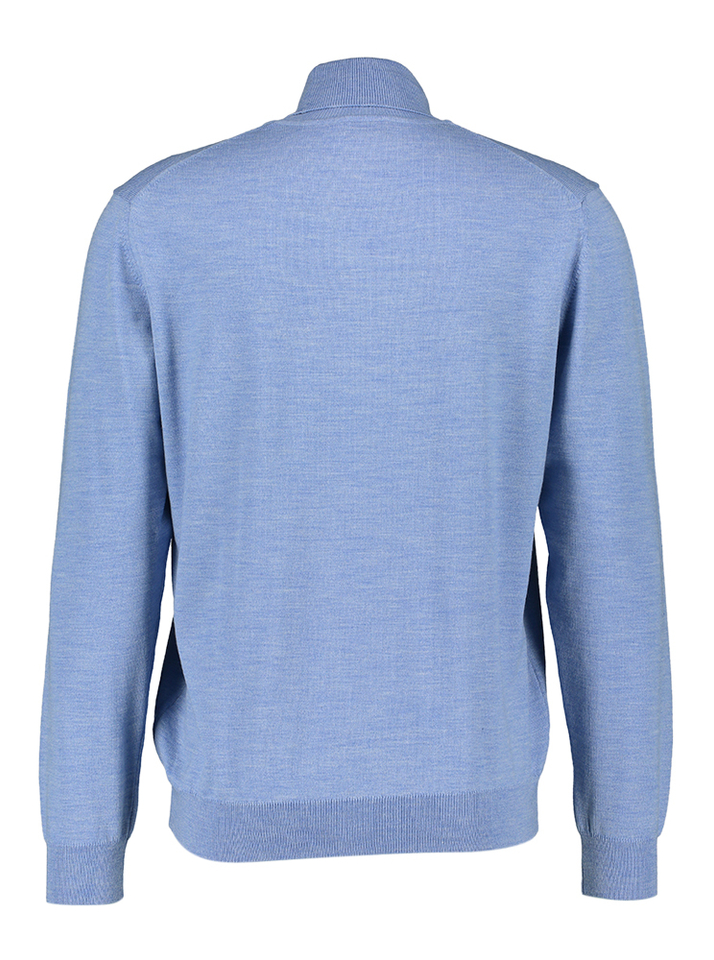 Jeanskleurige pull met rolkraag Olymp