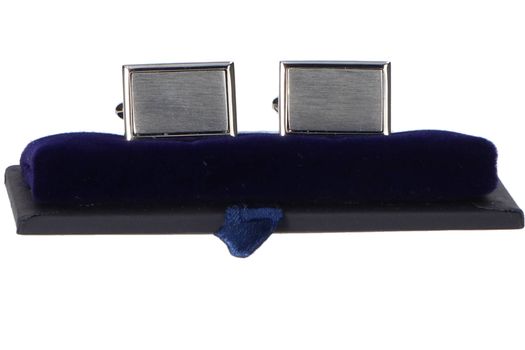 Zilverkleurige manchetteknopen met zilveren detail Profuomo Michaelis