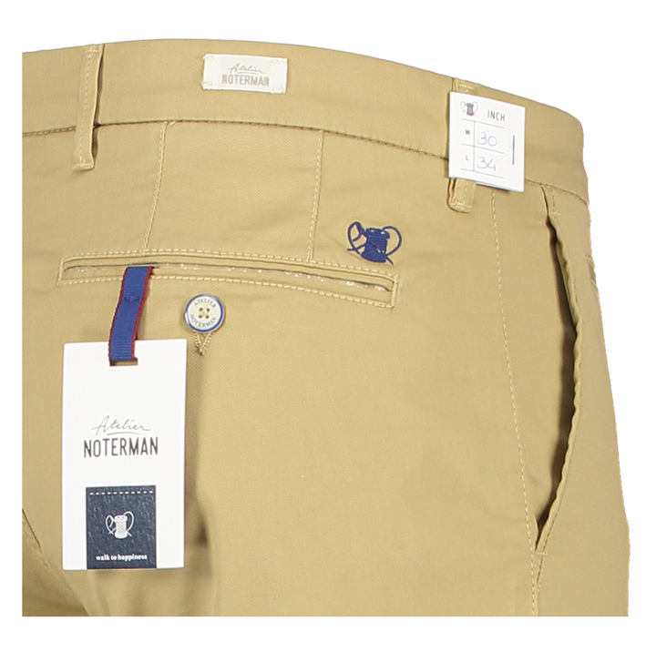 Beige chino broek Atelier Noterman