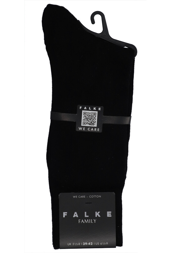 Zwarte kousen Family SO Falke