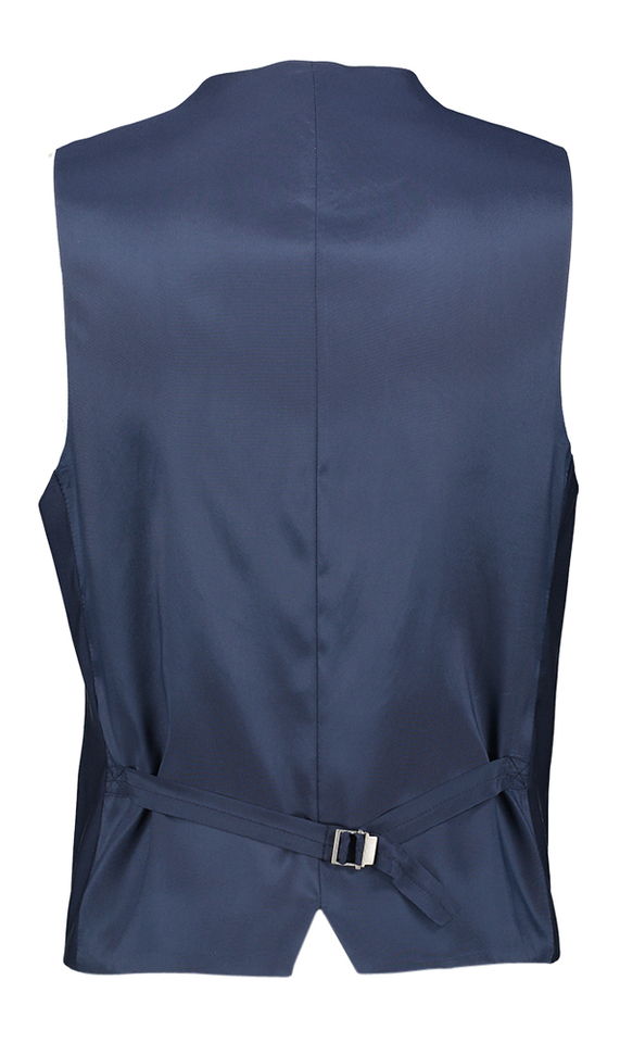 Donkerblauwe gilet met knopen Roy robson