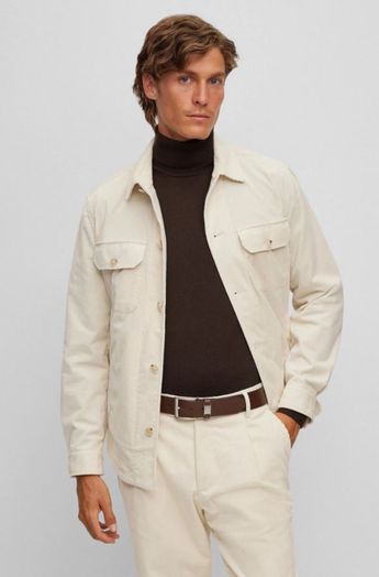 Cognac riem Hugo Boss