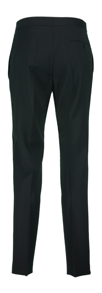 Zwarte kostuumbroek met streep op zijkant Wilvorst