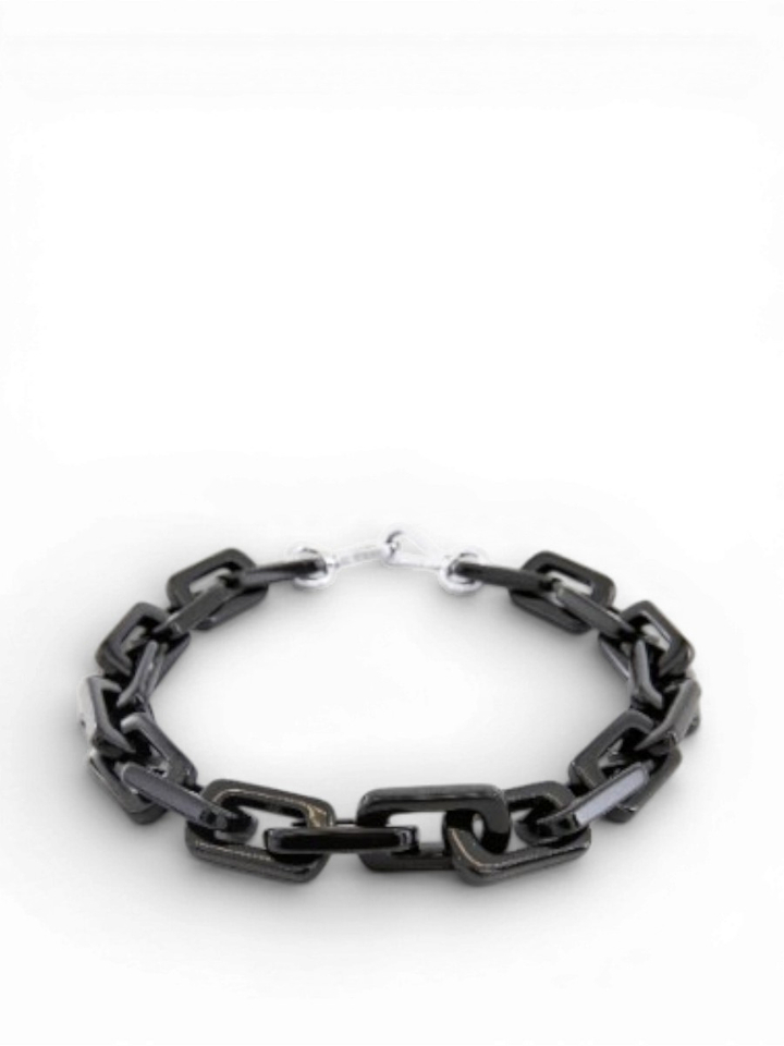 Zwarte schakelketting Arch Chain Kaai