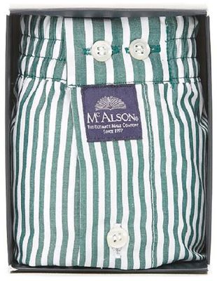 Groen gestreepte boxershort Mc Alson