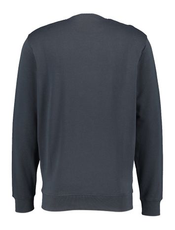 Donkerblauwe sweater met logo Lyle & Scott
