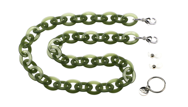 Olive green frameketting Frank and Lucie