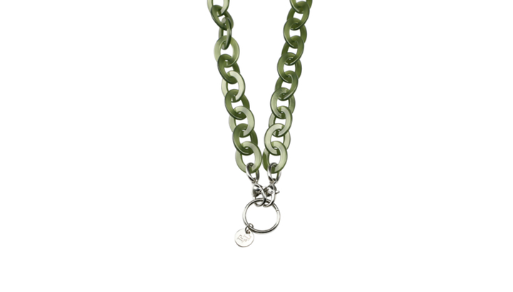 Olive green frameketting Frank and Lucie