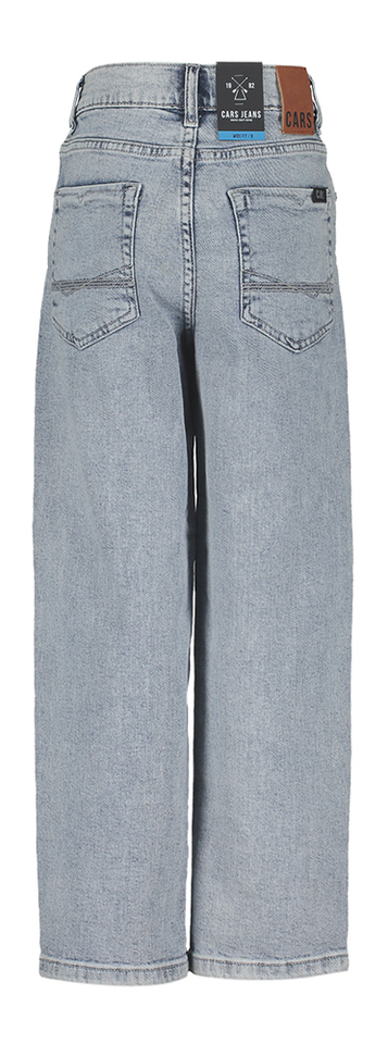 Blauwe straight jeans wide Cars