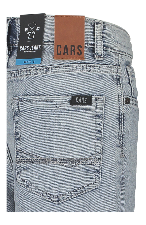 Blauwe straight jeans wide Cars