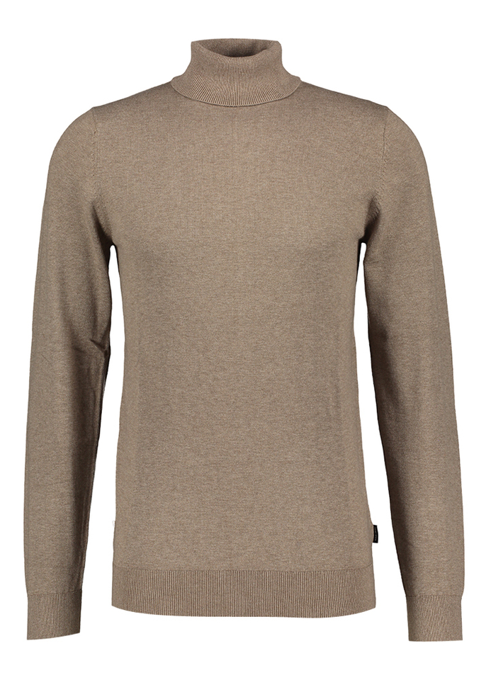 Lichtbruine pull met rolkraag Coen Saint Steve