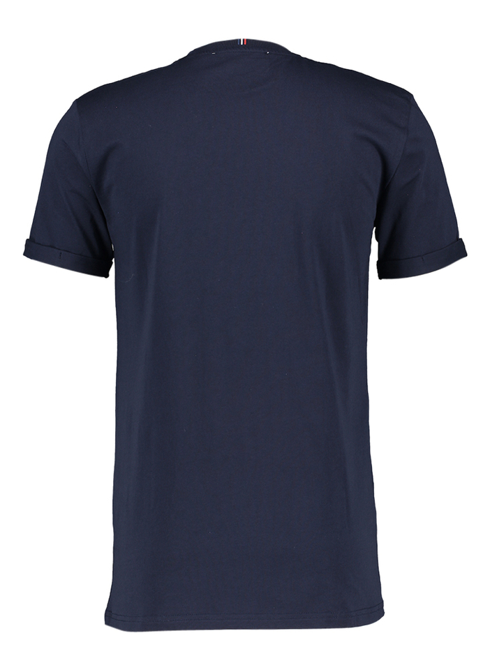 Donkerblauwe t-shirt met ronde hals Les Deux