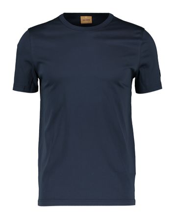 Blauwe t-shirt met ronde hals Mos Mosh