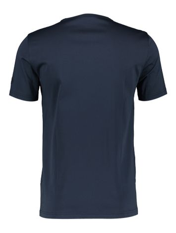 Blauwe t-shirt met ronde hals Mos Mosh
