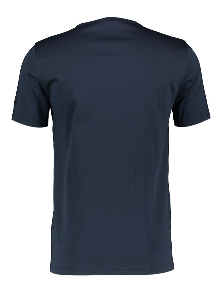 Blauwe t-shirt met ronde hals Mos Mosh