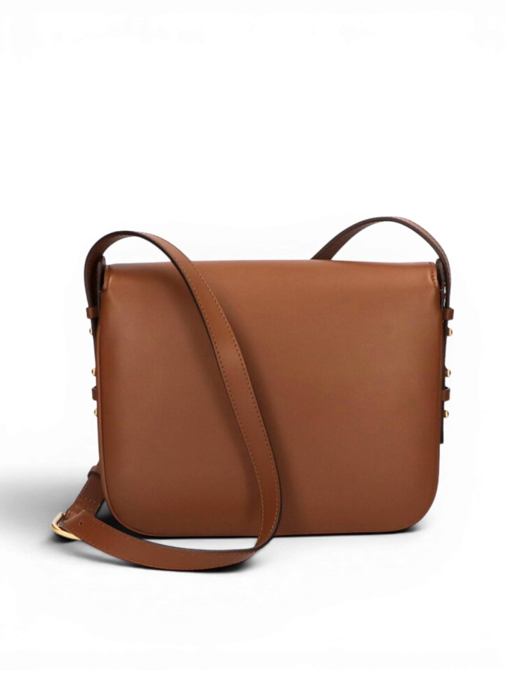 Coganckleurige crossbody met goudkleurige sluiting Soeur