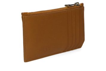 Cognackleurige kaartenhouder Cardholder Kaai