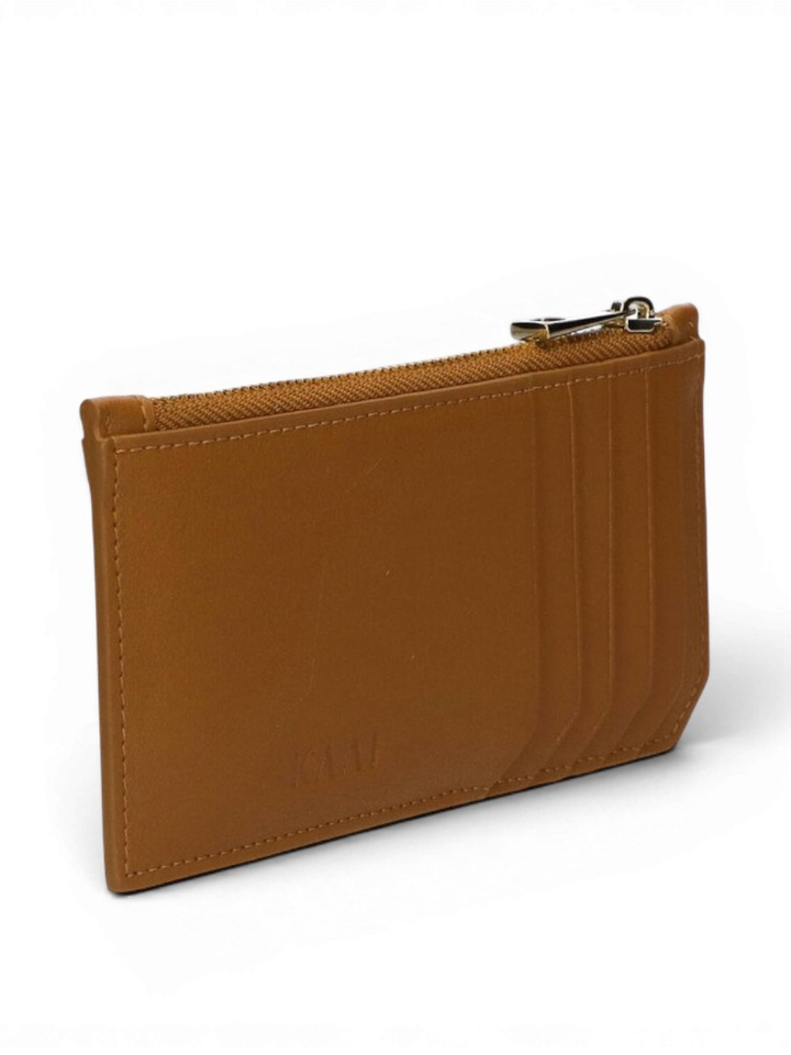 Cognackleurige kaartenhouder Cardholder Kaai
