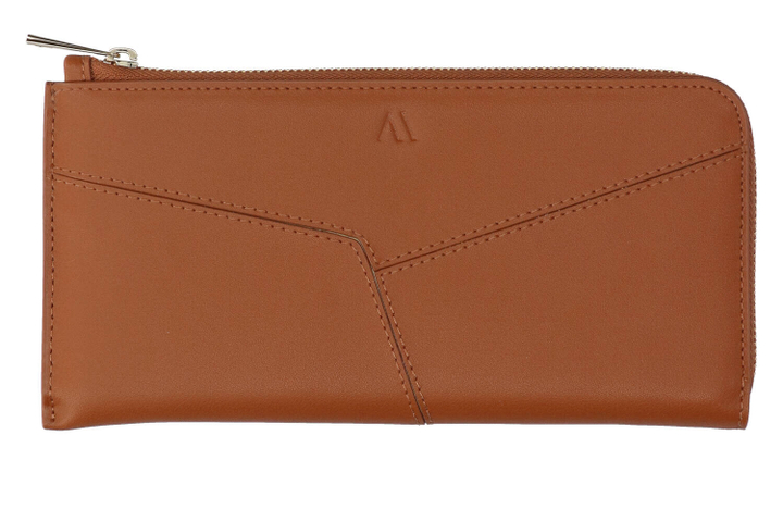 Cognac kleurige portemonnee Wallet Kaai