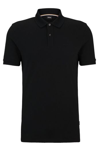 Zwarte polo Pallas Hugo Boss