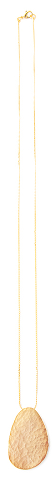 Goudkleurige ketting ovaal Taim Creations
