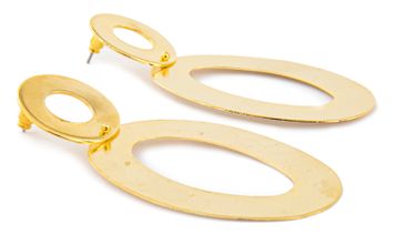 Goudkleurige oorbellen Taim Creations