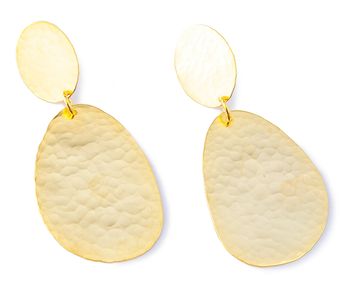 Goudkleurige oorbellen Taim Creations