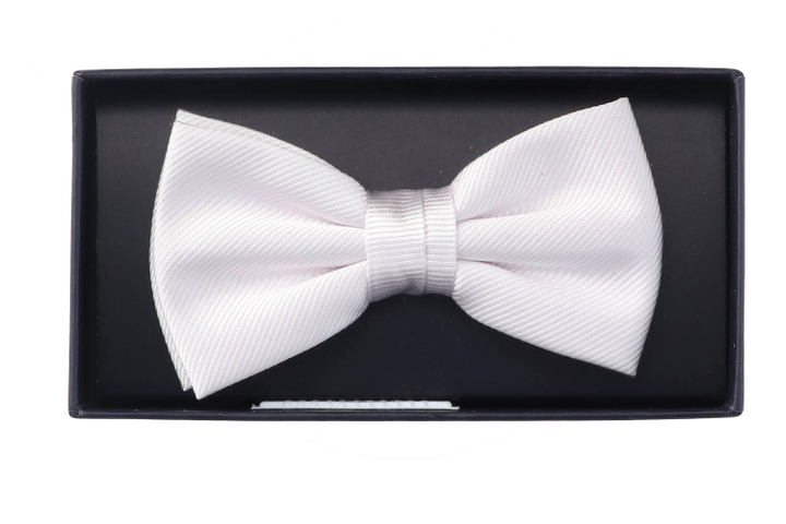 Witte zijden vlinderdas Profuomo Michaelis