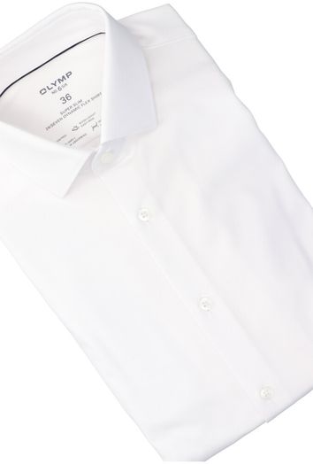 Wit hemd slim fit met lange mouwen Olymp