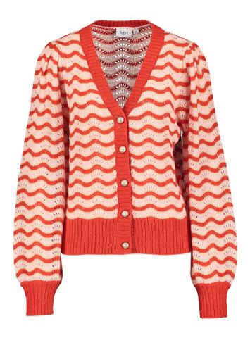 Gestreepte cardigan Crecent Saint Tropez